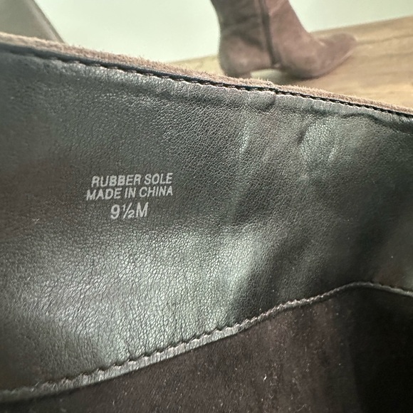 Ann Taylor Brown Over the Knee Boots with Suede Finish - Picture 6 of 12